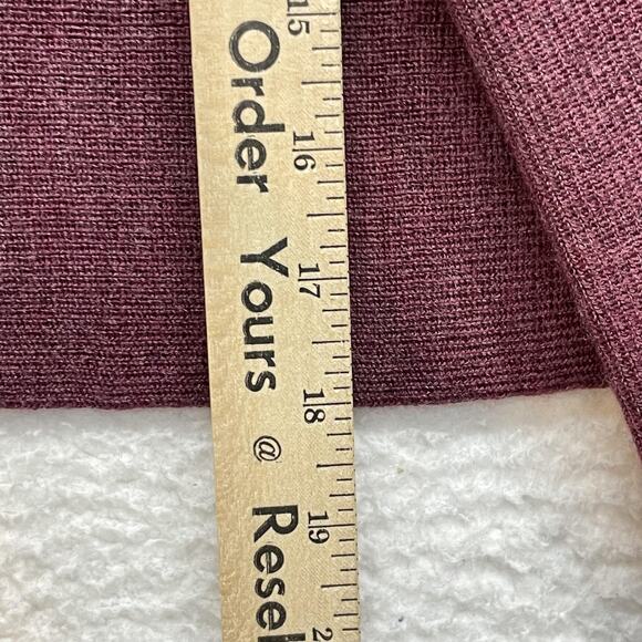 Wilfred Aritzia Sweater Womens XS Merino Wool Cropped Tie Cuff Bell Sleeve - Picture 8 of 9